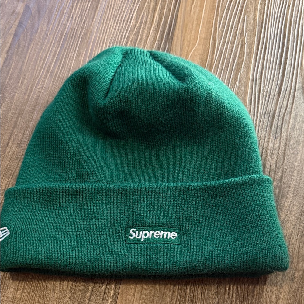 Supreme Forest Green Knit Hat